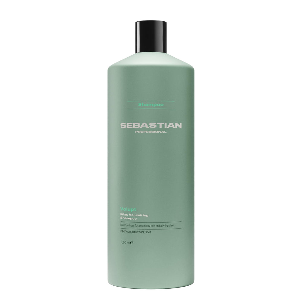 Sebastian bottle front packaging showing brand and volumizing benefit