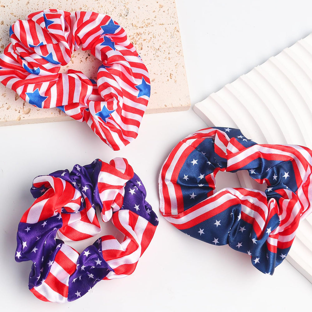 SeBneny scrunchie next to coin for size comparison and easy styling visual