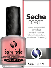 Seche Forté front bottle showing label and bottle shape for easy identification and use