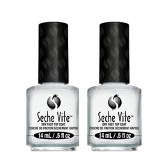 Seche bottle front packaging showing product and two-pack benefit
