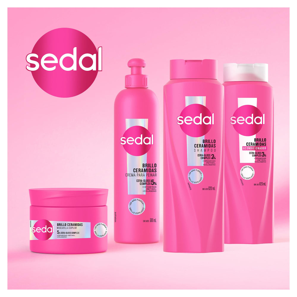 Sedal before and after hair photo demonstrating reduced frizz and shine
