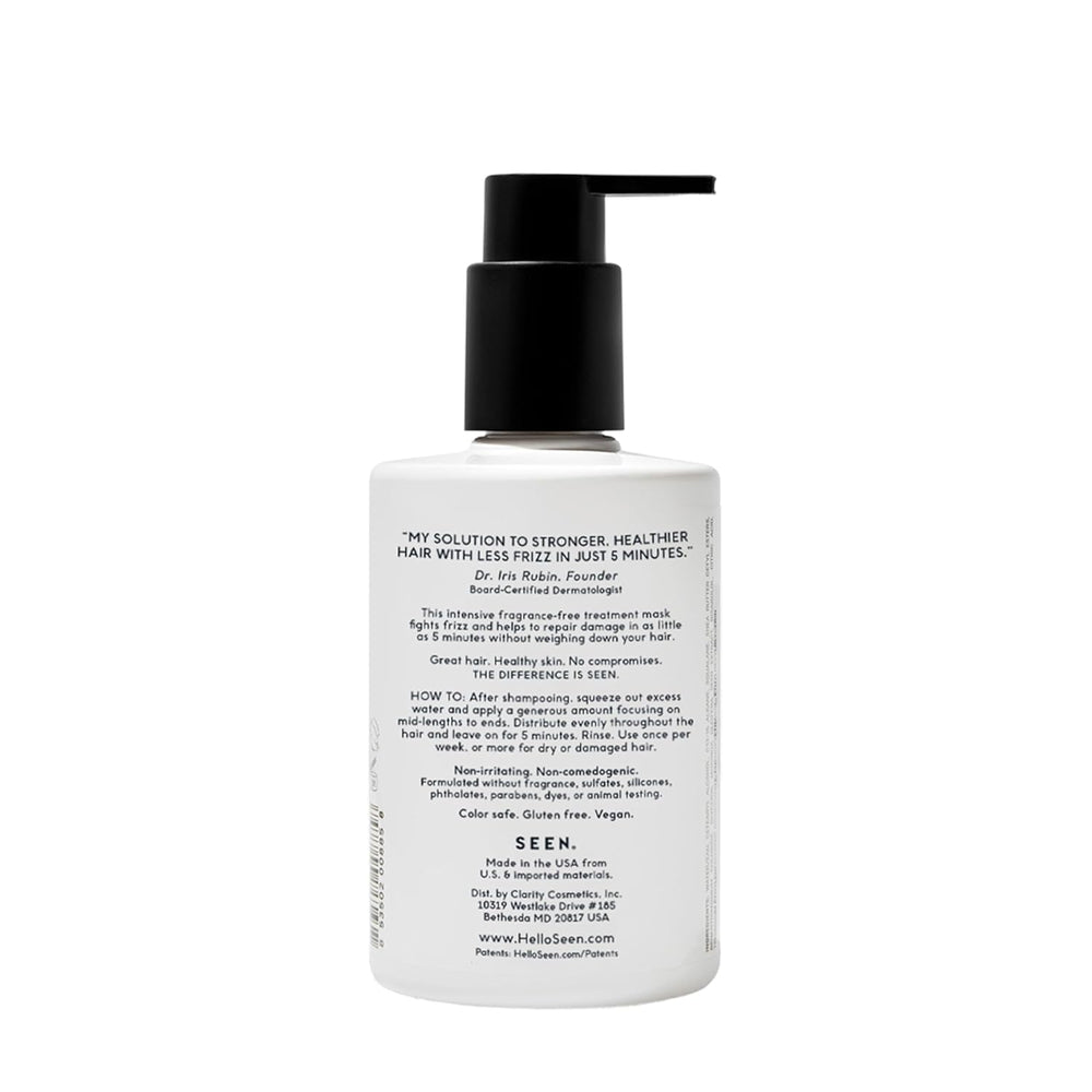 SEEN open jar texture close-up showing creamy mask and smooth application benefit
