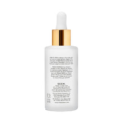 SEEN close-up droplet texture highlighting lightweight, hydrating formula