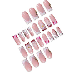 SEENEEY close-up of floral nail design highlighting delicate artwork benefit