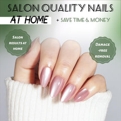 SEEWEE nails worn on hands in everyday setting for wearable style