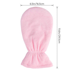 Segbeauty mitts next to ruler showing size for proper fit benefit