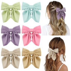 Seiolieliou front packaging showing six colorful satin bows, convenient gift-ready set