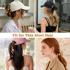 Seiolieliou half-up bun on short hair demonstrating tidy secure styling