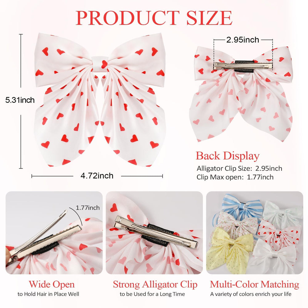 Seiolieliou size scale with ruler showing medium bow dimensions for styling guidance