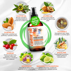 SELFWISE applying oil to cheek for hydration and smoother skin look