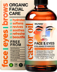 SELFWISE front packaging showing 1oz bottle and ingredients benefits