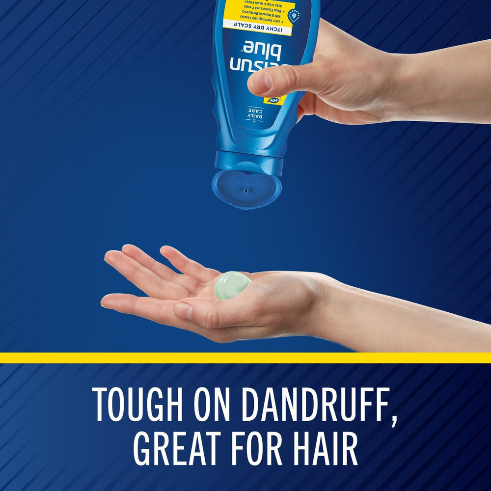 Creamy lather from Selsun Blue demonstrating cleansing action and hydration
