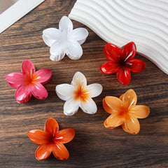 SEMATA close-up of three-dimensional hibiscus petals highlighting detailed finish and decorative appeal