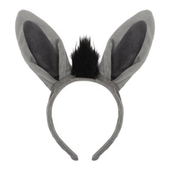 Semato donkey headband front view showing cute ears and comfortable fit