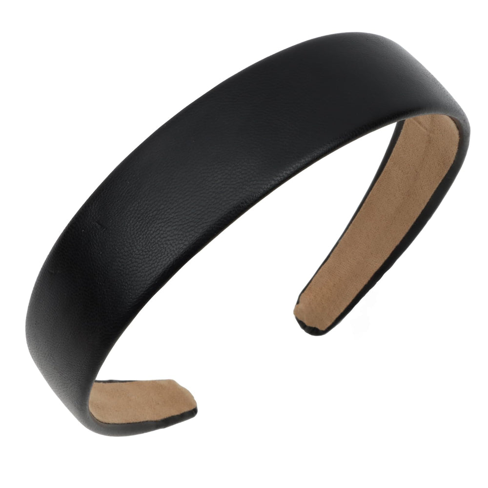 Semato black headband front view shows sleek style and easy pairing benefit