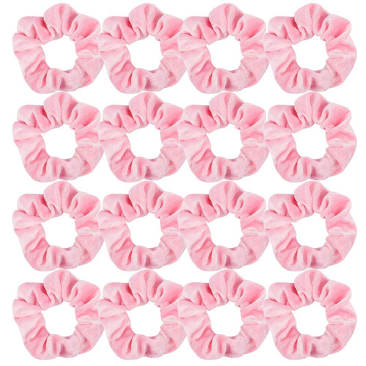 Semato front packaging displaying 16 pink scrunchies for easy choice and gifting