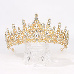 Semato crown worn in hair demonstrating secure fit and elegant appearance
