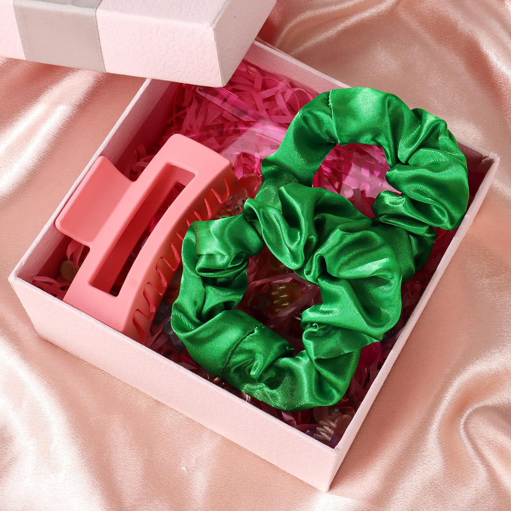 Semato scrunchie on wrist styled as accessory showing versatility benefit fashionable convenience