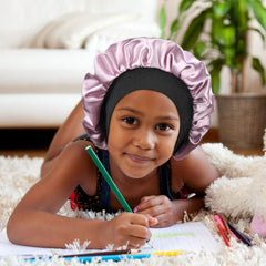 SENGTERM bonnet next to a ruler showing size fit for toddler heads