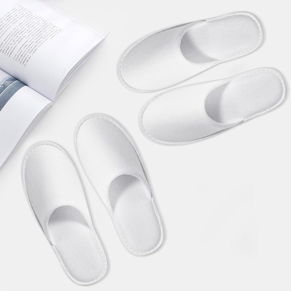 SENJUNSAFE slipper held in hand to show size and compact travel benefit
