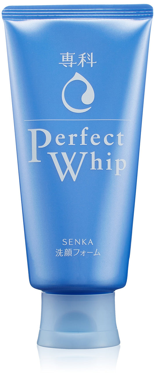 Senka front tube showing product branding and compact size benefits