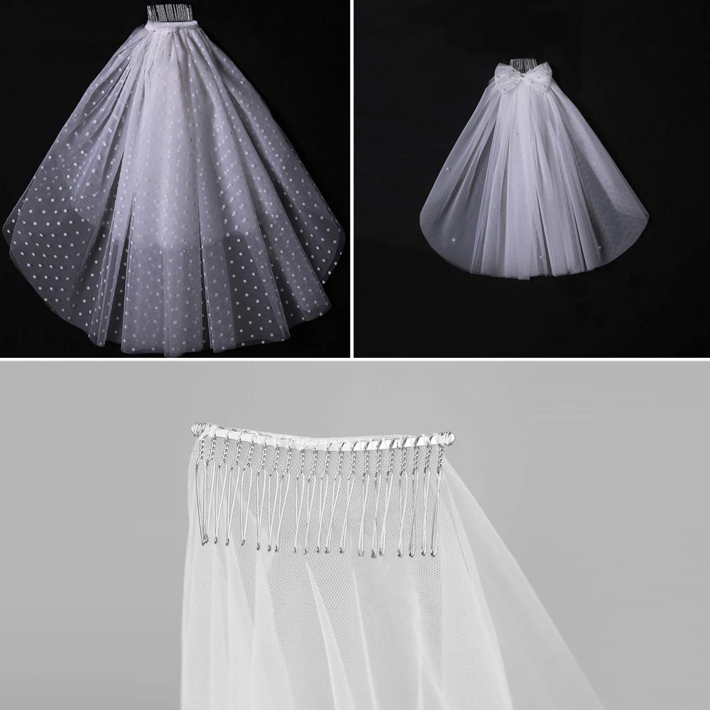 senkary comb sewn into veil edge shows easy DIY integration