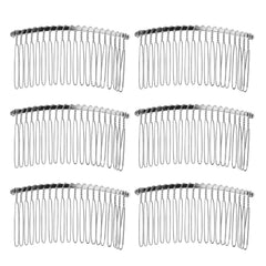 senkary front view silver comb showing compact shape and discreet hold