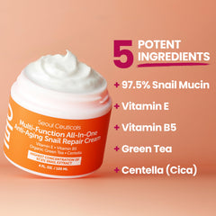 SeoulCeuticals cream on fingers demonstrating easy spreadability