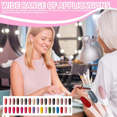 SERADIOO swatches stored in drawer showing compact, travel-friendly organization benefit