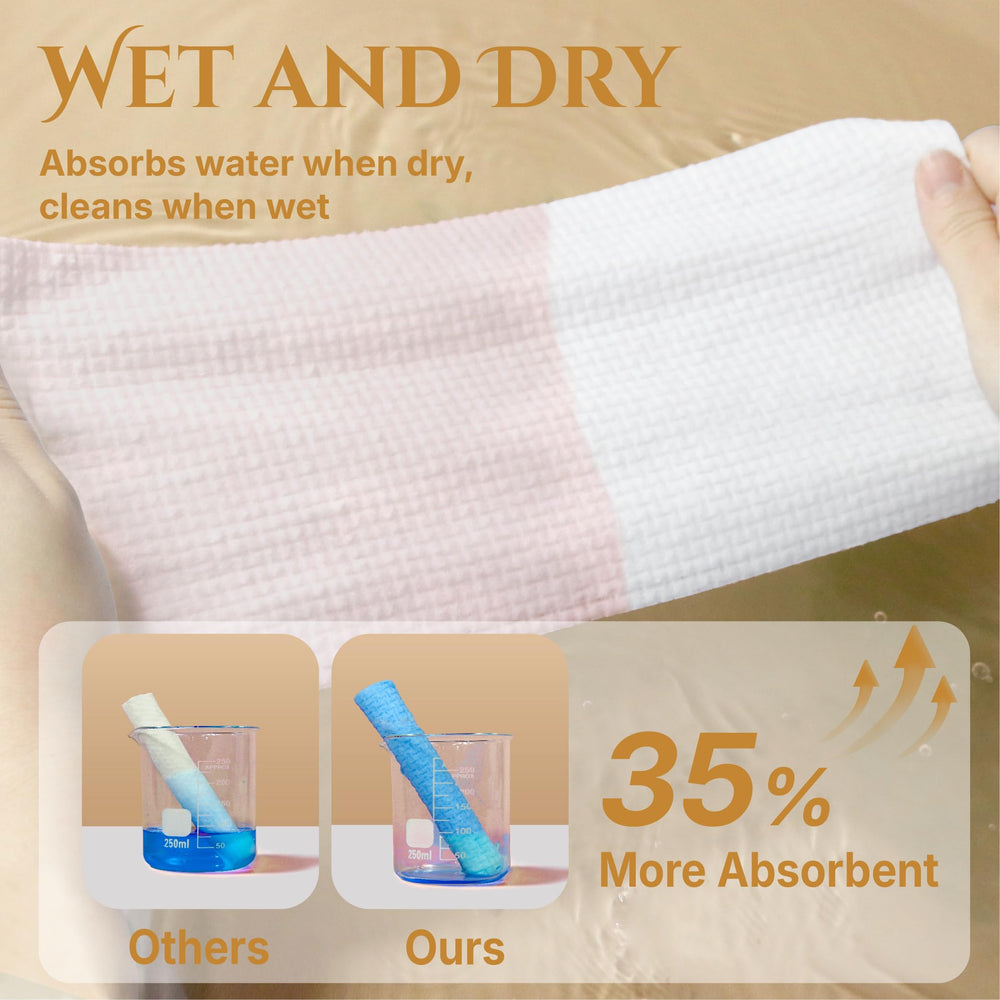 Serenorch towels packed in travel pouch for hygienic portability