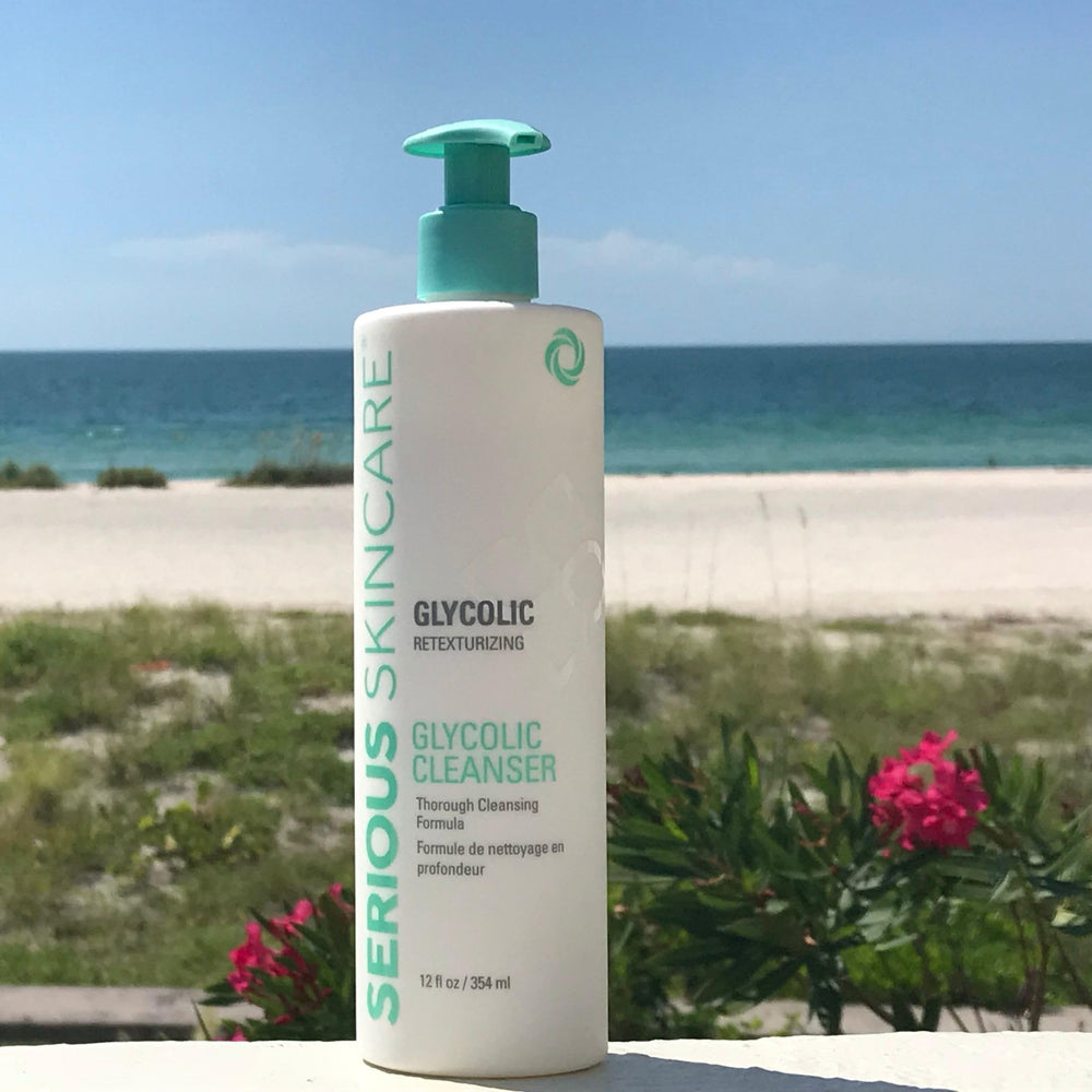 Serious Skincare before and after skin texture improvement example