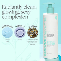 Serious Skincare pump dispenser for easy controlled cleansing