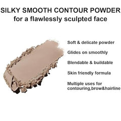 Serseul palette applied on cheek to show natural sculpting and subtle definition