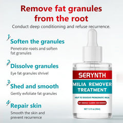 SERYNTH ingredient label close-up demonstrating salicylic acid clarity benefit