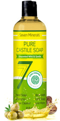 Seven Minerals front packaging showing clean label and unscented benefit