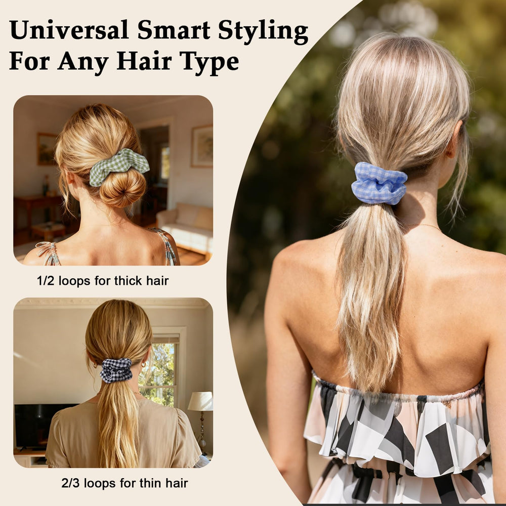 SEVEN STYLE inner elastic detail showing stretchy, comfortable grip for all hair