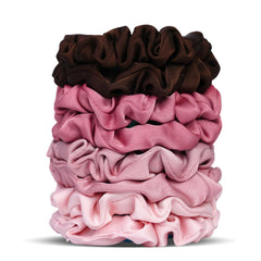 SEVEN STYLE blush scrunchies in gift box, attractive present idea