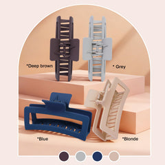 SEVEN STYLE clip used for a half-up hairstyle, offering quick styling and polished appearance