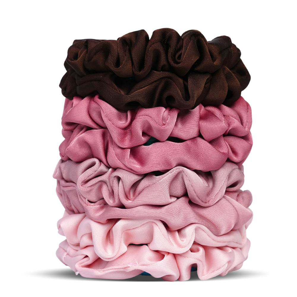 SEVEN STYLE scrunchie complementing outfit in lifestyle setting, stylish effect