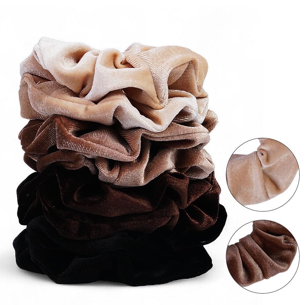 SEVEN STYLE scrunchie worn on wrist as accessory showing fashionable convenience benefit