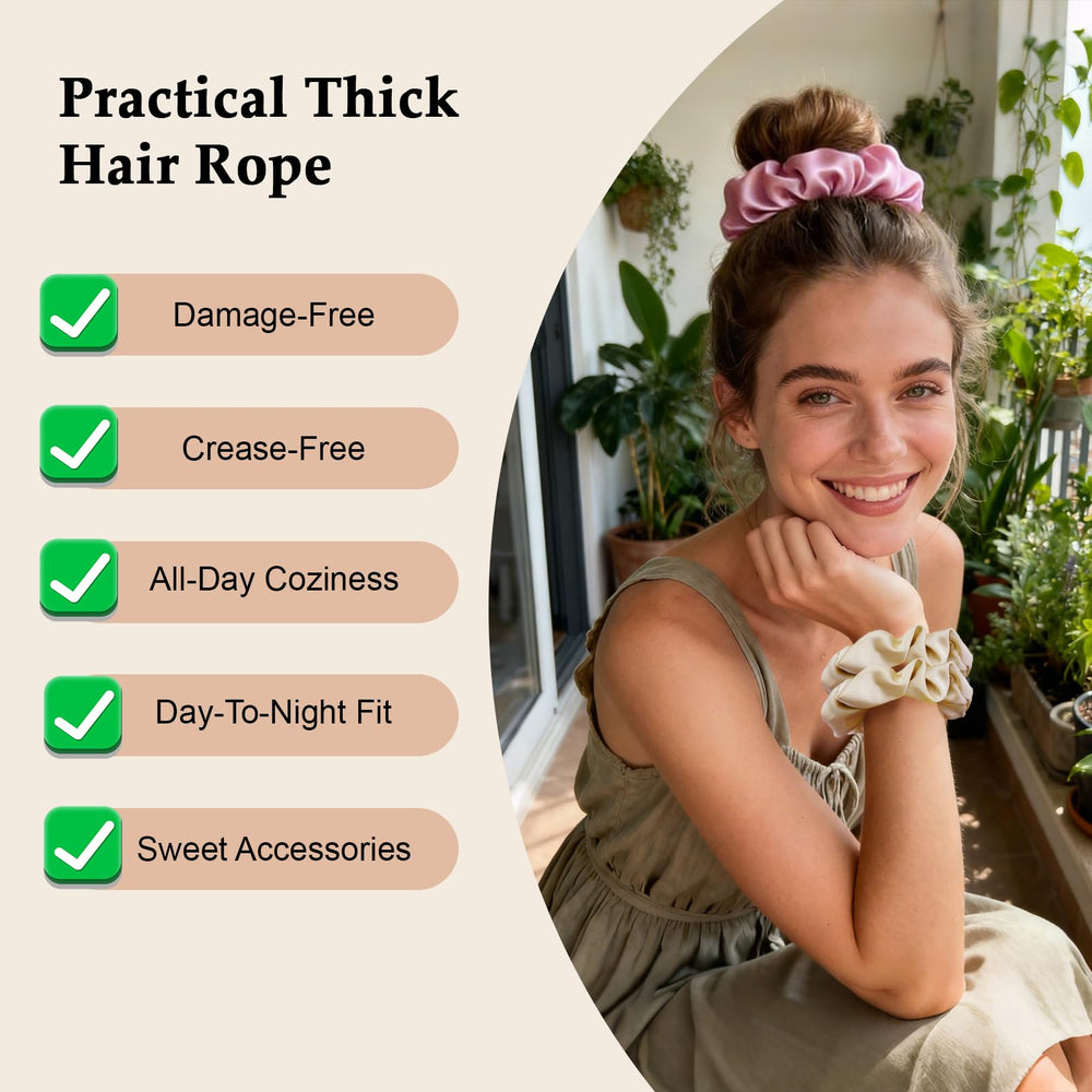 SEVEN STYLE scrunchie worn on wrist as stylish, convenient storage