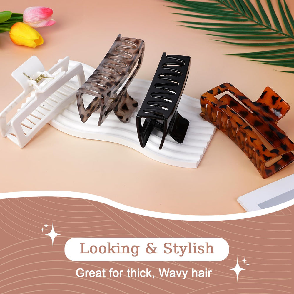 SEVEN STYLE clip held in hand to show 5-inch size and real scale