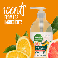 Seventh Generation label detail showing ingredient transparency and certification