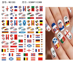 Sevgob sheet layout with multiple soccer designs, offers many mix-and-match options