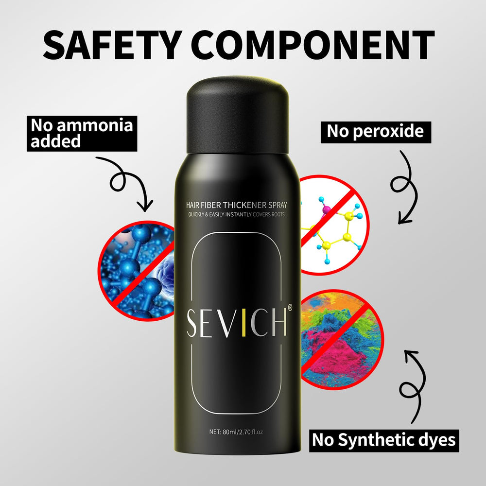 SEVICH fiber closeup on hair strand revealing natural texture blend