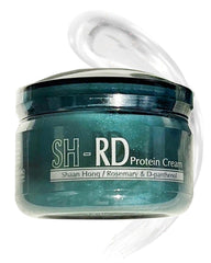 SH-RD protein cream front tube showing compact travel packaging and professional benefit