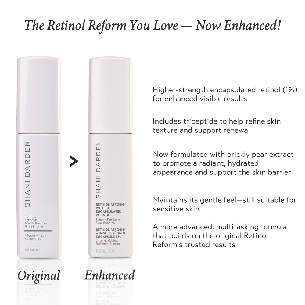 SHANI DARDEN serum staged on bathroom vanity showing everyday routine benefit
