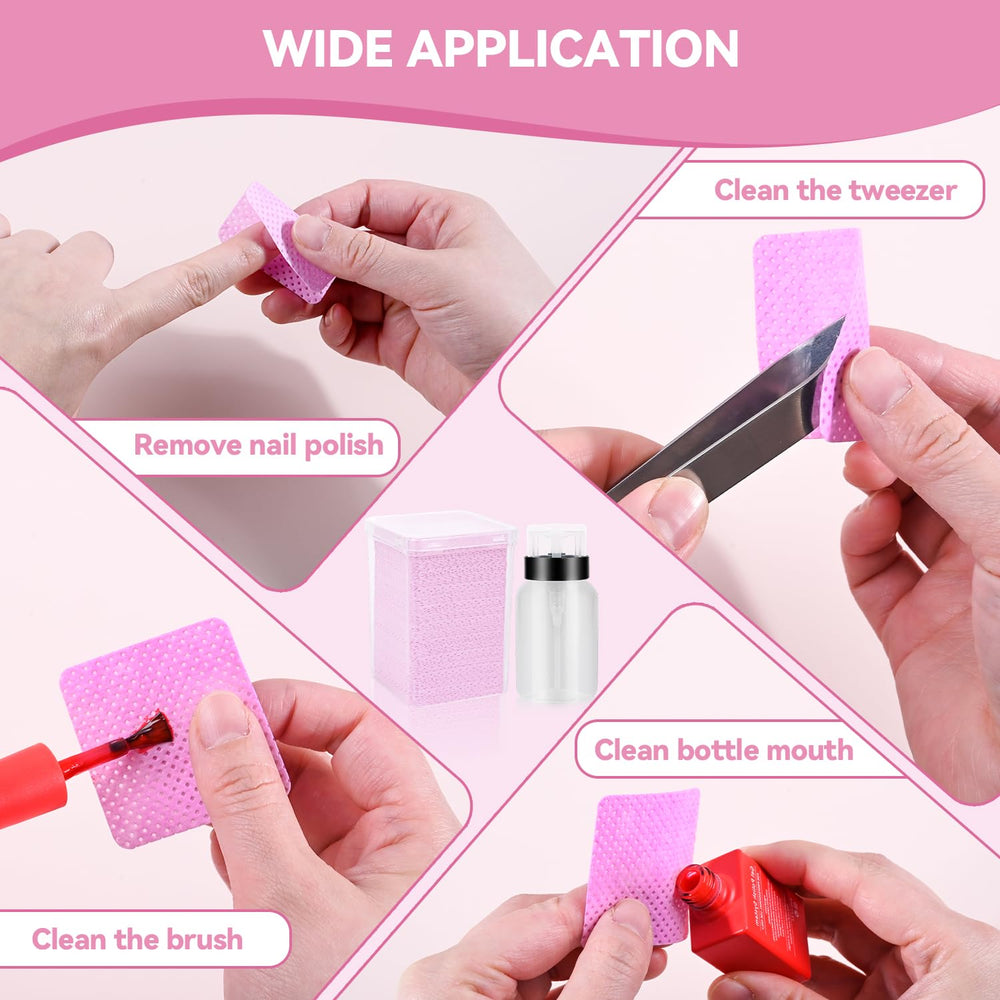 ShanySheny wipe removing nail polish demonstrating fast, residue-free cleaning