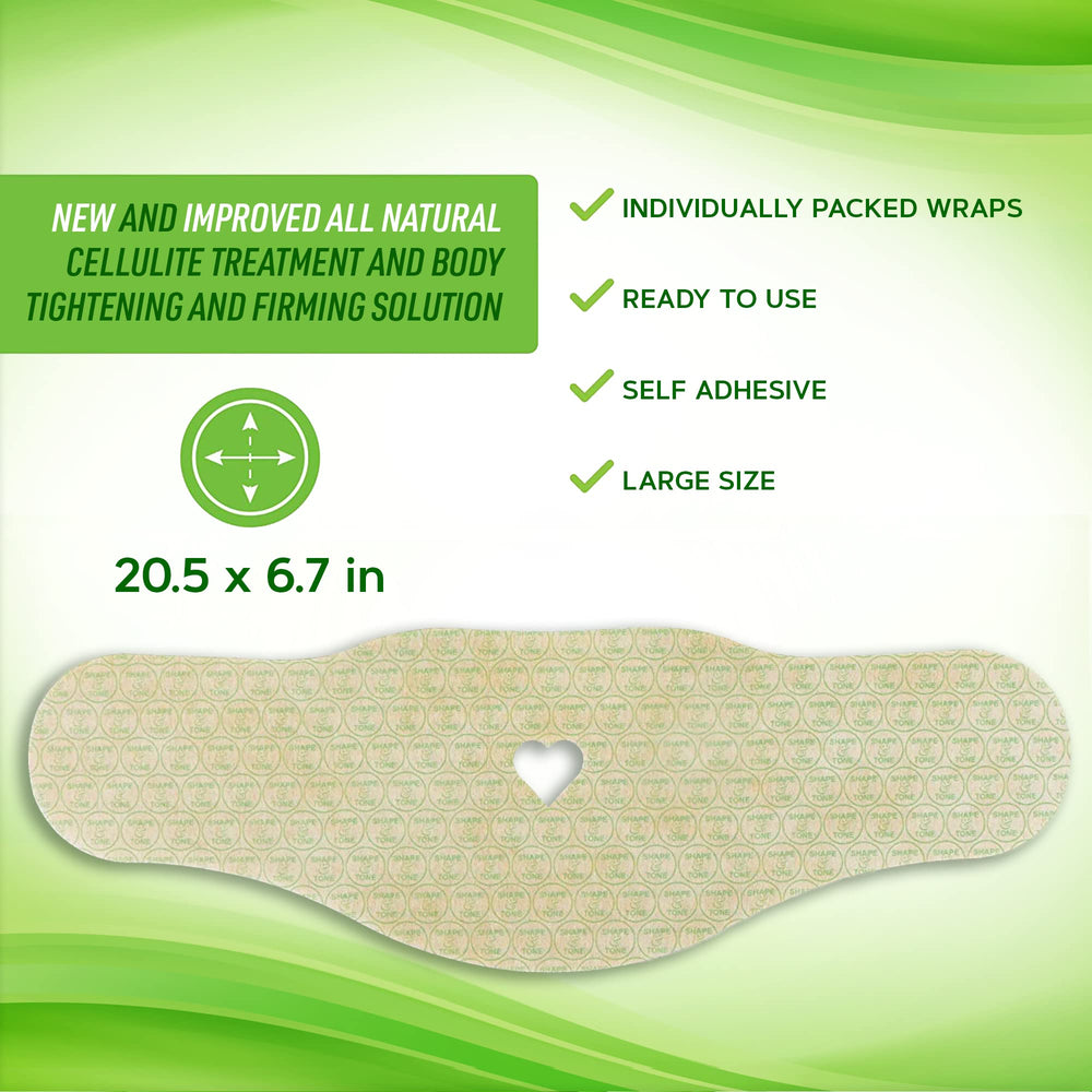 Shape and Tone applied to thigh demonstrating targeted smoothing benefit