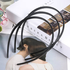 Shappy decorated headband with ribbon showing DIY customization option